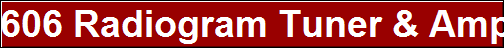 606 Radiogram Tuner & Amplifier